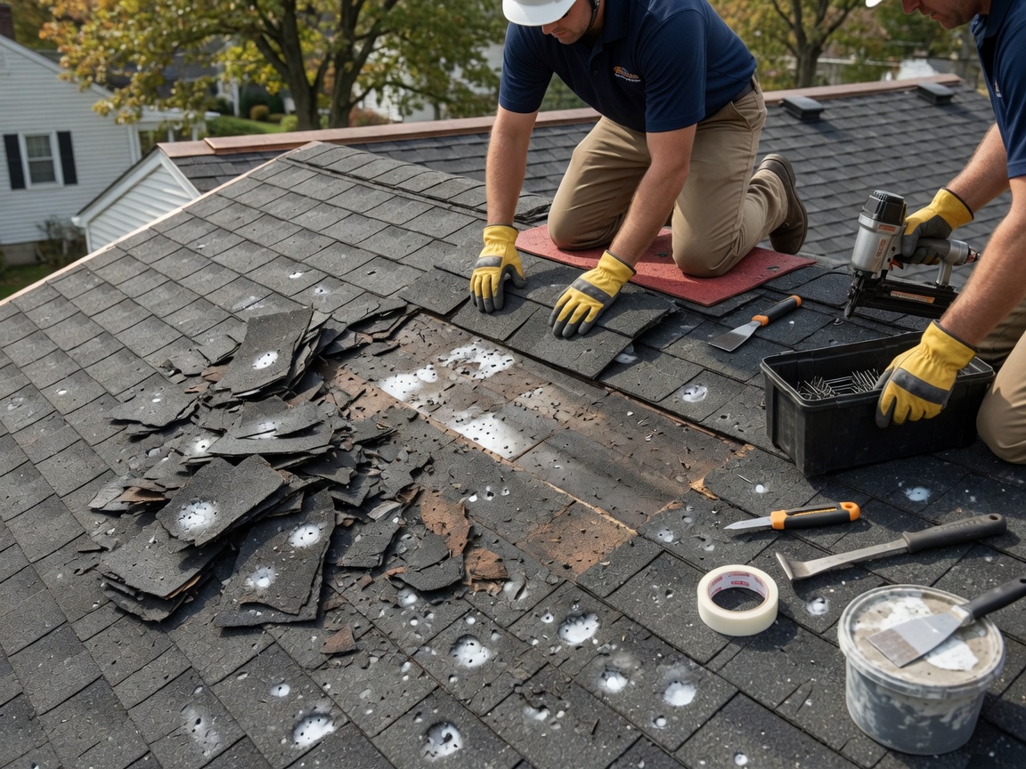 Hail damage repair services