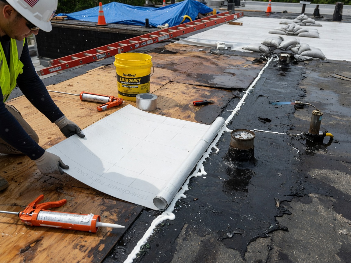 Temporary waterproofing services
